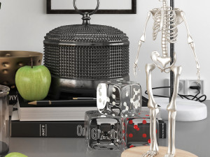 Decorative set - scandinavian and minimal Model 3D