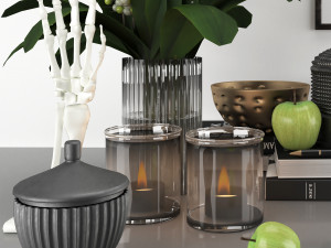 Decorative set - scandinavian and minimal Model 3D