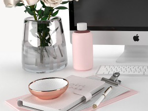 Workplace decoration Model 3D