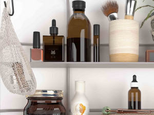 Bathroom accessories set Modello 3D