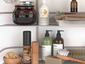 Bathroom accessories set 3D Model