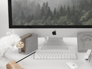 Workplace decorative set - home office 3D Модель