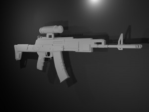 ak-47 modified 3D Модель