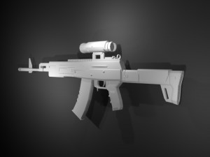 ak-47 modified 3D Модель