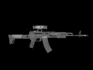 ak-47 modified 3D Модель