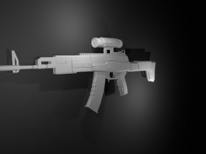 ak-47 modified 3D Модель