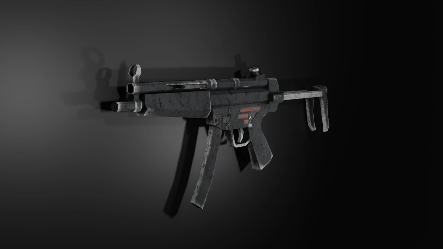 mp5 3D Model .c4d .max .obj .3ds .fbx .stl .blend 