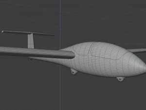planador ask-21 Modelo 3D