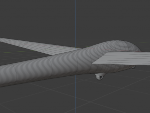 ask-21 sailplane 3D Model