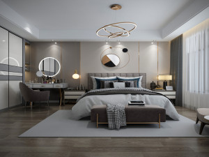modern bedroom 3D Model