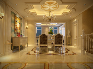 classic villa interior Modelo 3D
