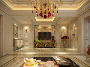 classic villa interior Modelo 3D