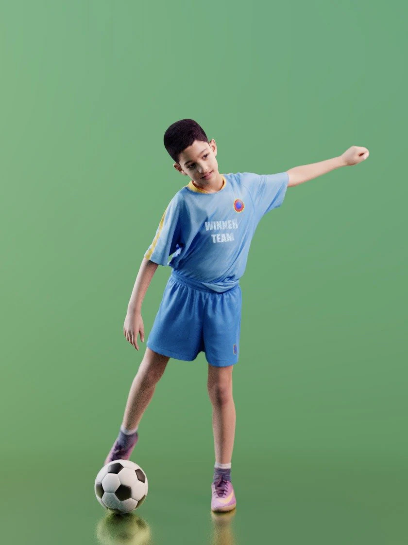 child character 3D Model .c4d .max .obj .3ds .fbx .stl .blend 