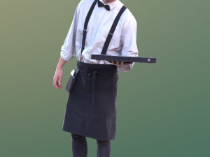 waiter character model 3D Model