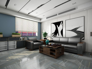 reception and waiting area 3D Model