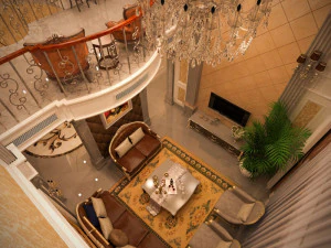 classic villa interior 3D Model