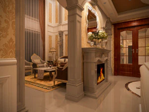 classic villa interior 3D Model