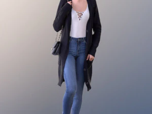 personnage f&eacute;minin Modèle 3D