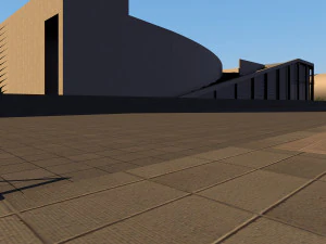 stadium and sports city 3D Model