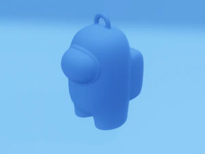 Amongus anahtarlık 3D Baskı Modeli
