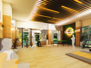 salle de gymnastique Modèle 3D