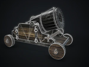 cannon mortar 3D Model