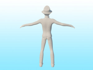 male cartoon character Modello 3D