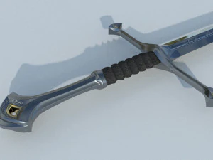 the anduril sword 3D Model
