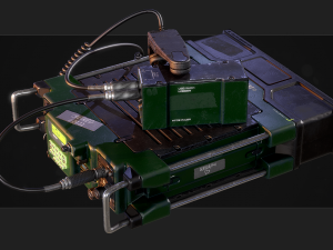 Military radio Modelo 3D