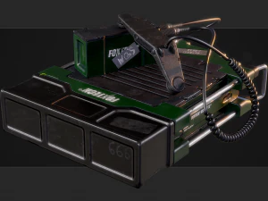 radio militar Modelo 3D