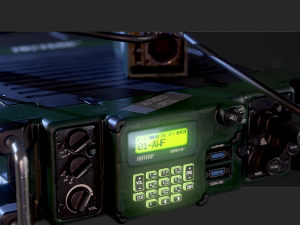Military radio Modelo 3D