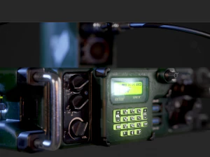 radio militar Modelo 3D