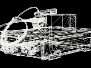 Military radio Modelo 3D