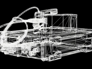 radio militar Modelo 3D