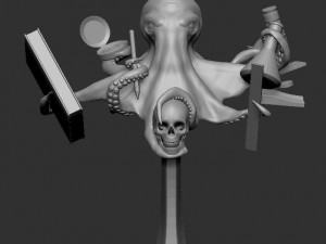 Octopus 3Dモデル