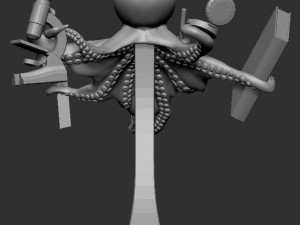 Octopus 3Dモデル