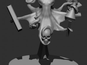 Octopus 3Dモデル