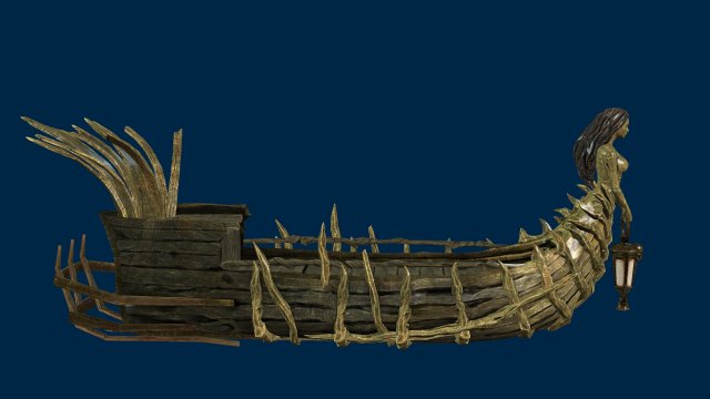 boat 1 low-poly Modello 3D .c4d .max .obj .3ds .fbx .stl .blend 