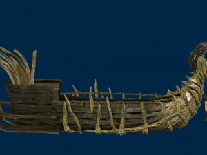 boat 1 low-poly Modelo 3D