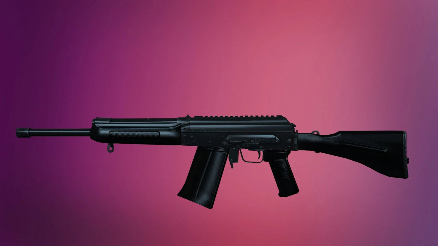 saiga-12 low-poly 3D Model .c4d .max .obj .3ds .fbx .stl .blend 