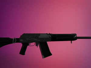 saiga-12 low-poly 3D Model