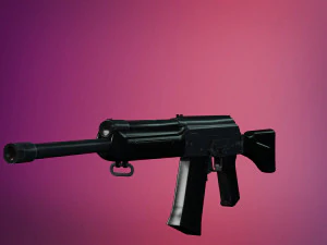 saiga-12 low-poly 3D Model