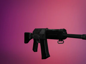 saiga-12 low-poly 3D Model