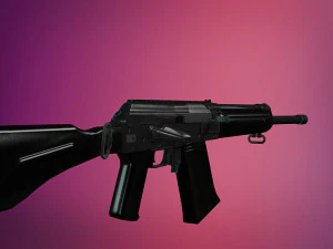 saiga-12 low-poly 3D Model