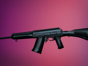 saiga-12 low-poly 3D Model