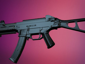 ump low-poly Model 3D