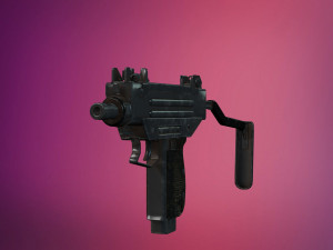 uzi low-poly 3D Model