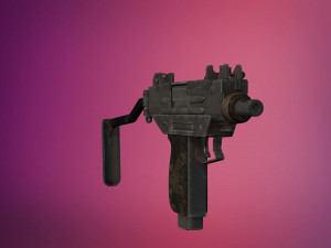 uzi low-poly 3D Model