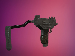 uzi low-poly 3D Model