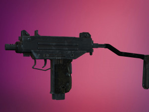 uzi low-poly 3D Model